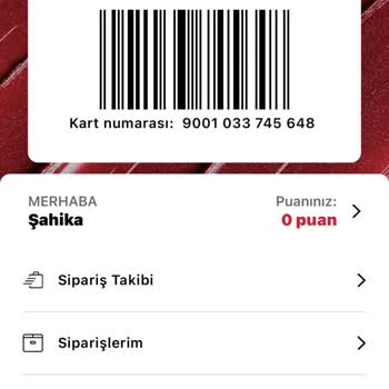 Sephora Kart Puan Eklenmemesi