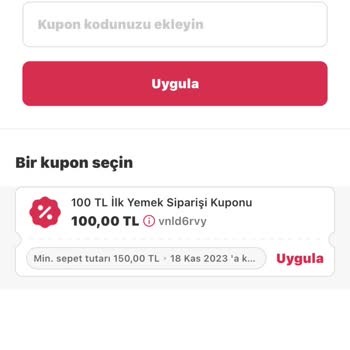 Yemeksepeti Kupon Kullanamıyorum Ve Bilgilerimi Daha Önce Kullanmadım