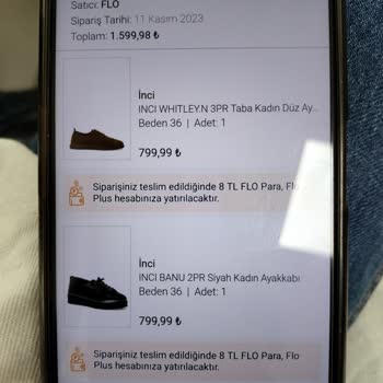 Flo.com Sipariş Mağduriyeti