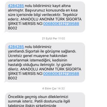 Anadolu Sigortadaki 2 Aydır Bitmeyen Çilemiz. 3 Defa Evrak Yolladım.