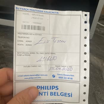 PHILIPS TV Android LED Televizyon Ekran Kararma