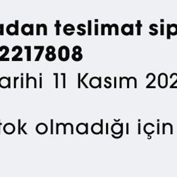 Sephora 11.11 Sipariş İptali