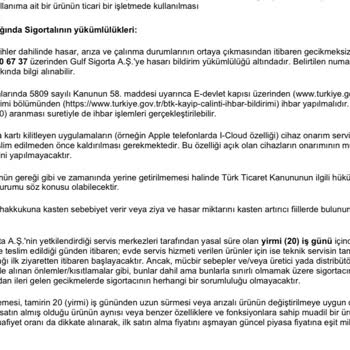Gulf Sigorta Kendi Yazdıkları Şartları Bile Yerine Getirmiyorlar