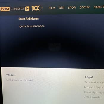Digiturk Bein Connect Uygulamasında Sorun