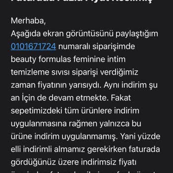 Beauty Formulas Watsons Müşteri Temsilcisi Bağlanma Sorunu