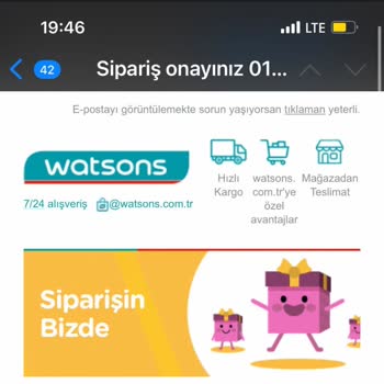 Beauty Formulas Watsons Müşteri Temsilcisi Bağlanma Sorunu