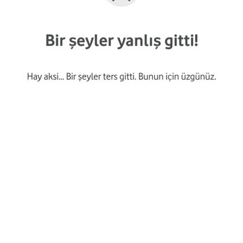 Vodafone Hediye Çarkı Çalışmıyor