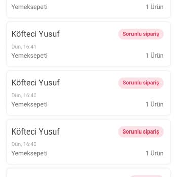 Yemeksepeti Karttan Fazla Para Çekti