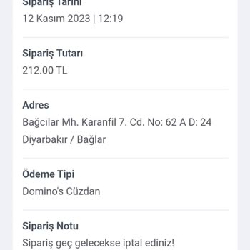 Domino's Pizza Soğuk Pizza Hayal Kırıklığı