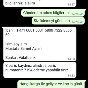 Furnitures Moda (Instagram) Furnitures Moda Ödemeyi Aldılar Ve Ürünü Göndermediler