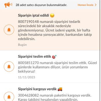 Trendyol İndirim Adı Altında Tedarik Etmemesi!