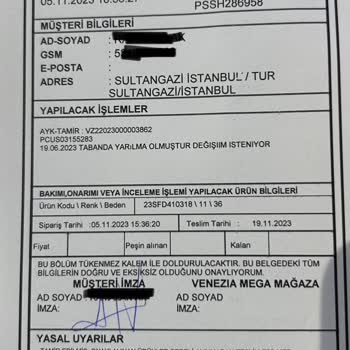 Derimod Değişim Uygulamasındaki Haksızlık