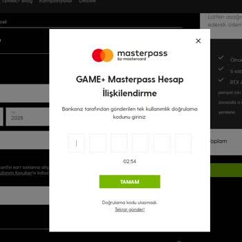 GeForce NOW powered by GAME+ Game Plus Doğrulama Kodu Gelmiyor
