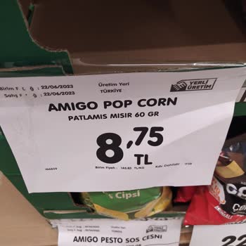 Amigo Pop Corn Patlamış Mısır