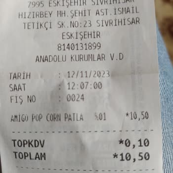 Amigo Pop Corn Patlamış Mısır