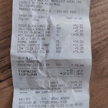 Şok Marketler Eksik Aldığım Ürünün Geri Verilmemesi