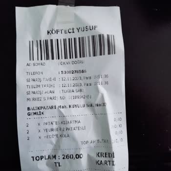 Köfteci Yusuf'un Mağdur Etmesi