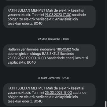 SEDAŞ'ın Sürekli Bir Şeyleri Bahane Ederek Elektriği Kesmesi