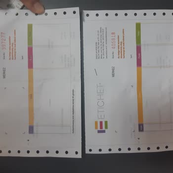 Etichet Ürünün Bilgi Fişi Yerine Faturası
