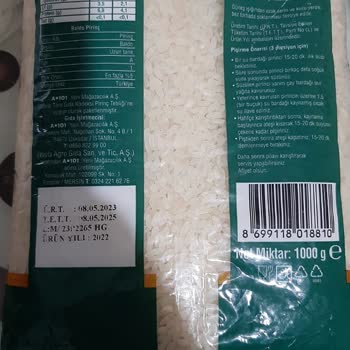 A101 Ankara Pursaklar Bölgesindeki Market Zincirinde Kurtlu Pirinç Şikayeti