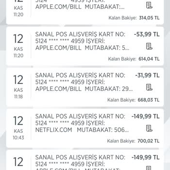 Apple.com/bill Ziraat Kartımdan İzinsiz Para Çekme