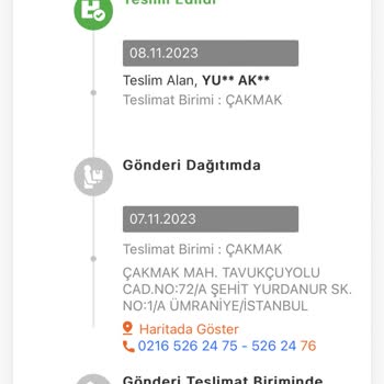 Glocalzone Teslimatın Onaylanmaması