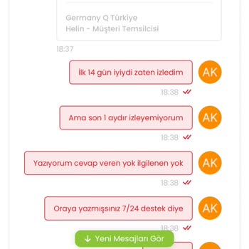 Germany Premium Adlı Firmanın Paramı Alıp Engellemesi