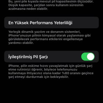iPhone 14 Pro Pil Seviyesi