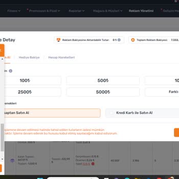 Trendyol Reklam Vermeme İzin Verilmiyor. Sorunda Çözülmüyor.