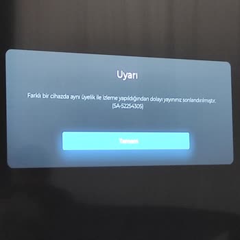 Tod TV Alınan Hata Mesajı