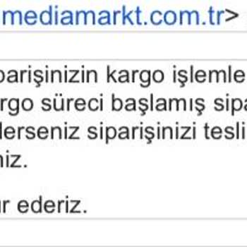 Media Markt Kargoya Verilmemiş Ürünün İptal Talebi