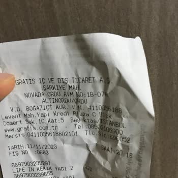 Gratis Life İn Kekik Yağı Tıpası