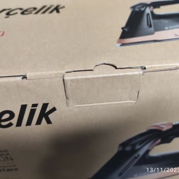 Arçelik'ten Aldığım Ütü Teşhir Geldi