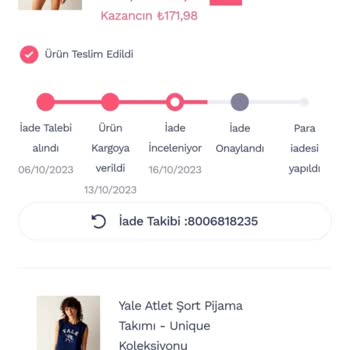 Penti 1 Aydır İademi Yapmıyor.