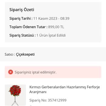 ÇiçekSepeti Özel Gün Hayal Kırıklığı Ve İptal Sorunu