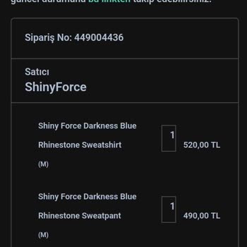Shiny Force Siparişlerim Kargoya Verilmiyor