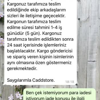 Caddstore Para İadesini Yapmıyor!?