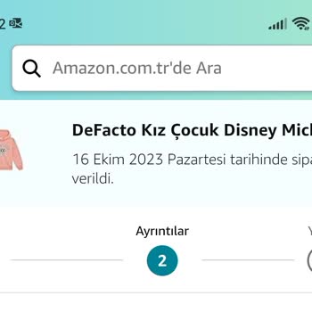 Amazon Sipariş Verilen Ürünün Gelmemesi.