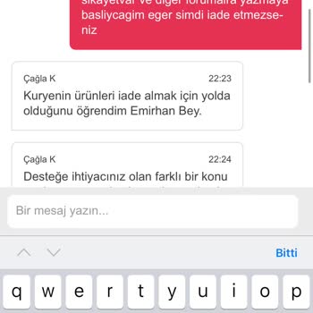 Yemek Sepeti Para İademi Yapmadı