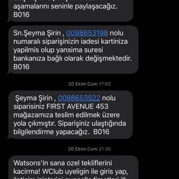 Watsons Online Alışveriş Yapmak Büyük Pişmanlık