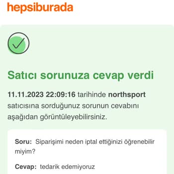 Hepsiburada Haksız Sipariş İptali
