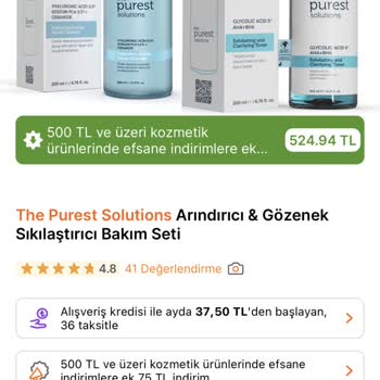 The Purest Solutions Yanlış Ürün Gönderildi