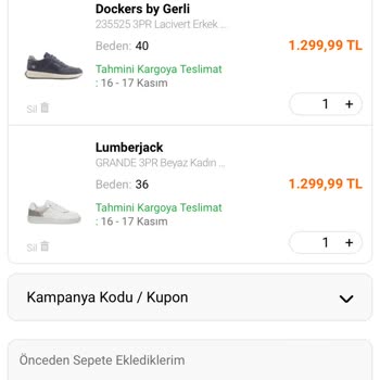FLO Ayakkabı FLO Uygulamasından Ayakkabı Siparişi