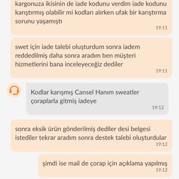 Trendyol İade Kodları Karıştırılmış