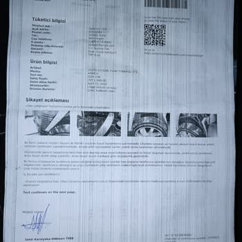 Arnica Süpürge Makinesinden Şikayetçiyim