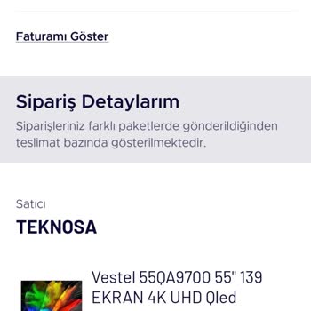 Vestel TV Aldım Bin Pişman Oldum