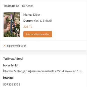 Trendyol Kart Bilgilerim Kopyalanmış İlgilenen Muhatap Yok