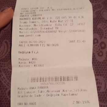 Penti İnceleme Sonrası Aynı Üründen Fiat Farkı Alınması