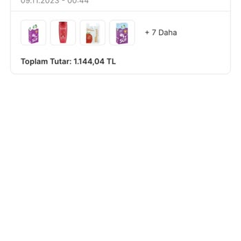 Ödemesi Alınan 11 Adet Ürünüm Migros Tarafından Teslim Edilmedi.