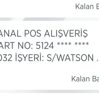 Watsons Sipariş Hazırlanıyor Sorunu